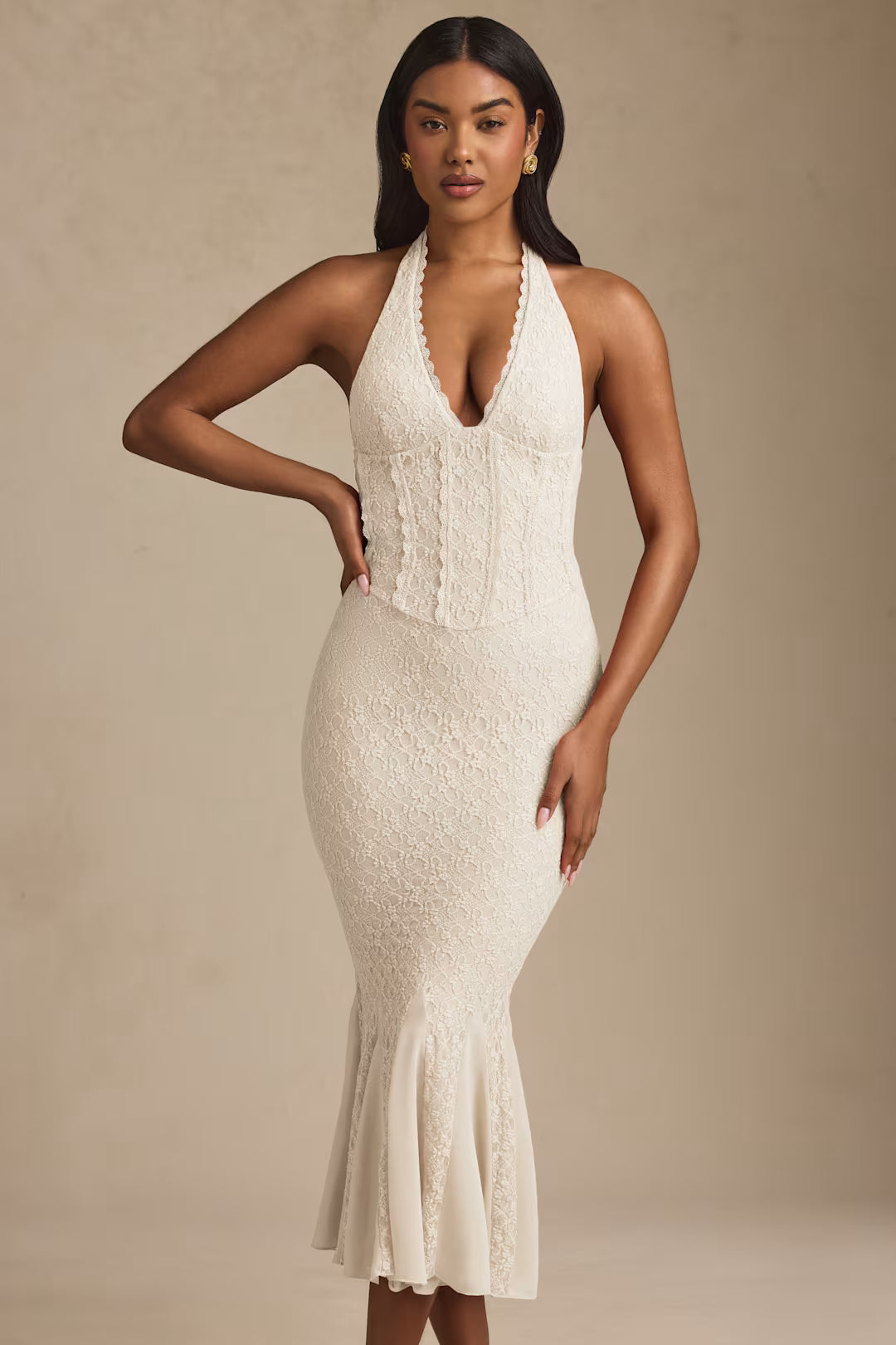 Olena Halterneck Dress