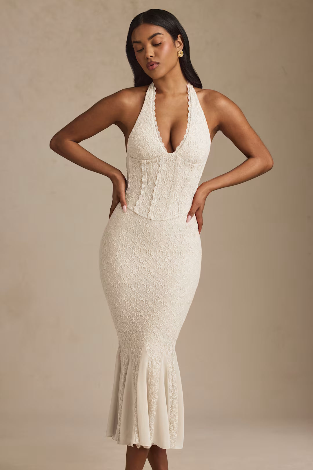 Olena Halterneck Dress