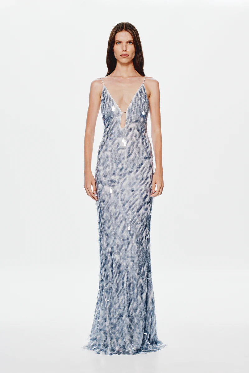 Sapphire Sequin Dress