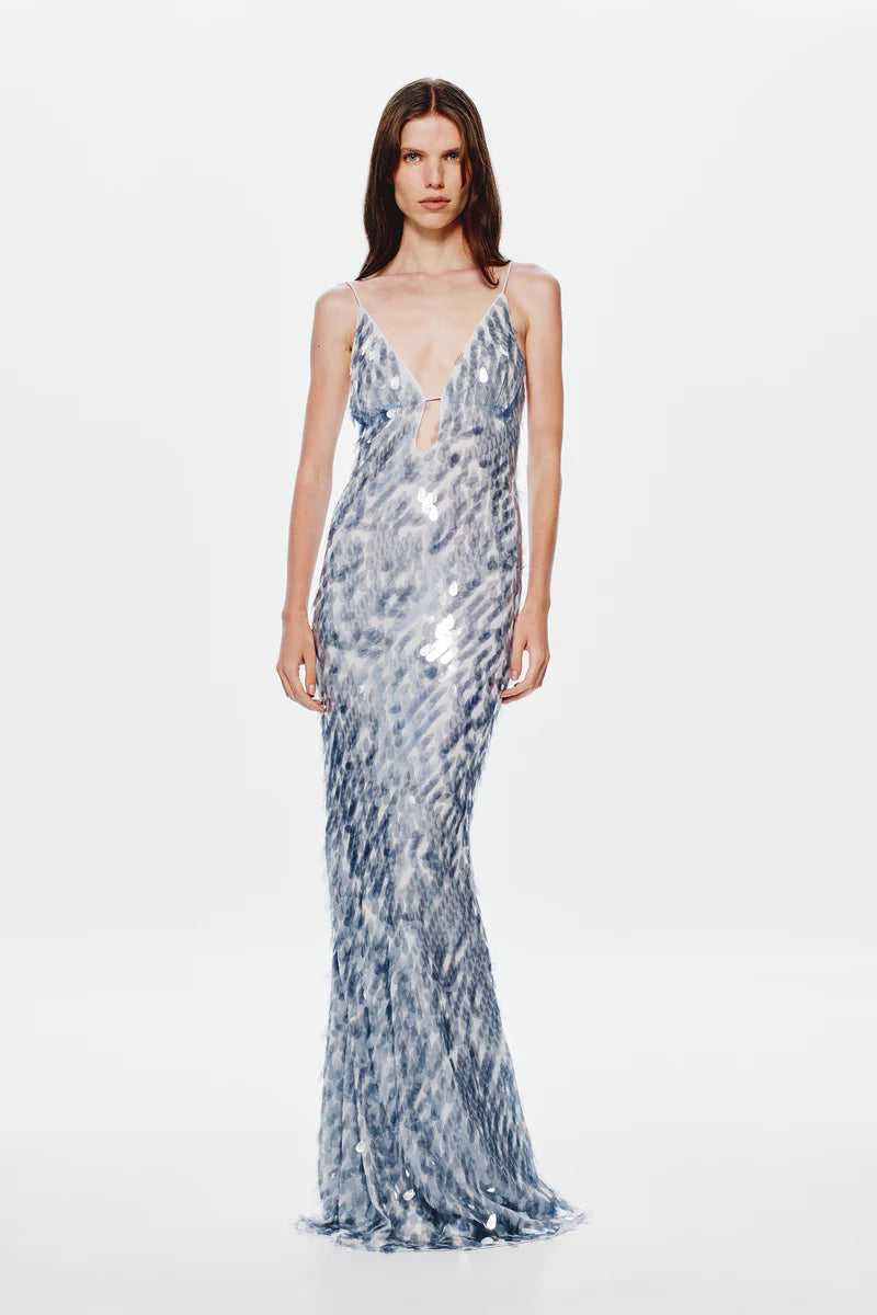 Sapphire Sequin Dress