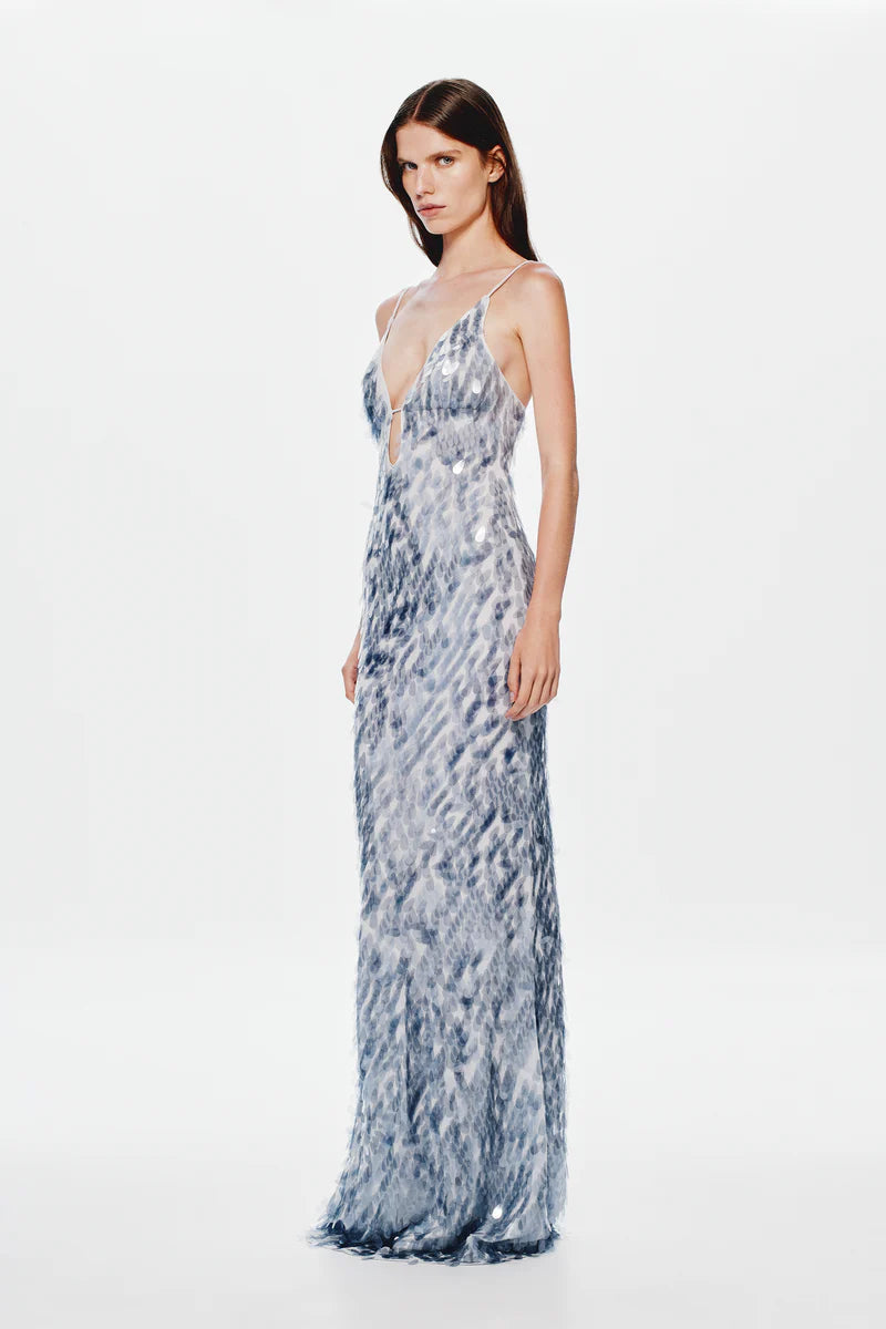 Sapphire Sequin Dress