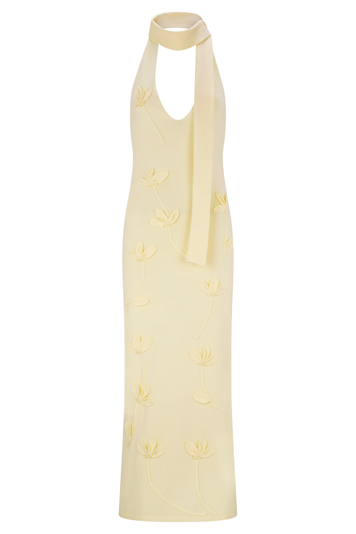 Wynn Floral Knit Midi Dress