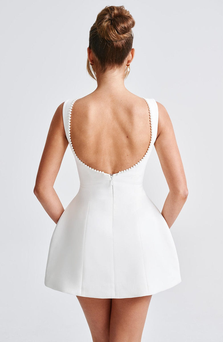 Carrie Ivory Mini Dress