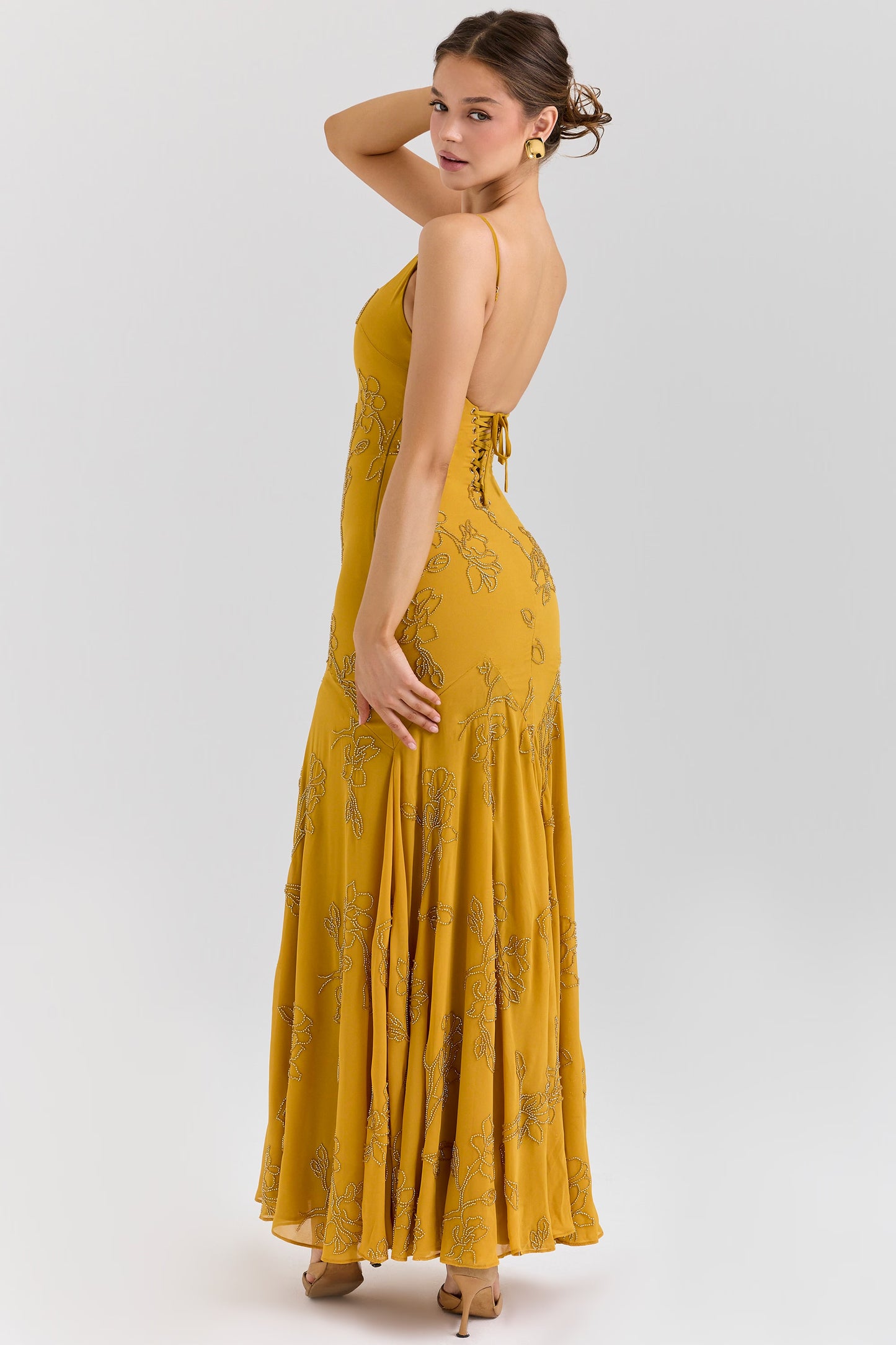 Rosalia Beaded Maxi Dress
