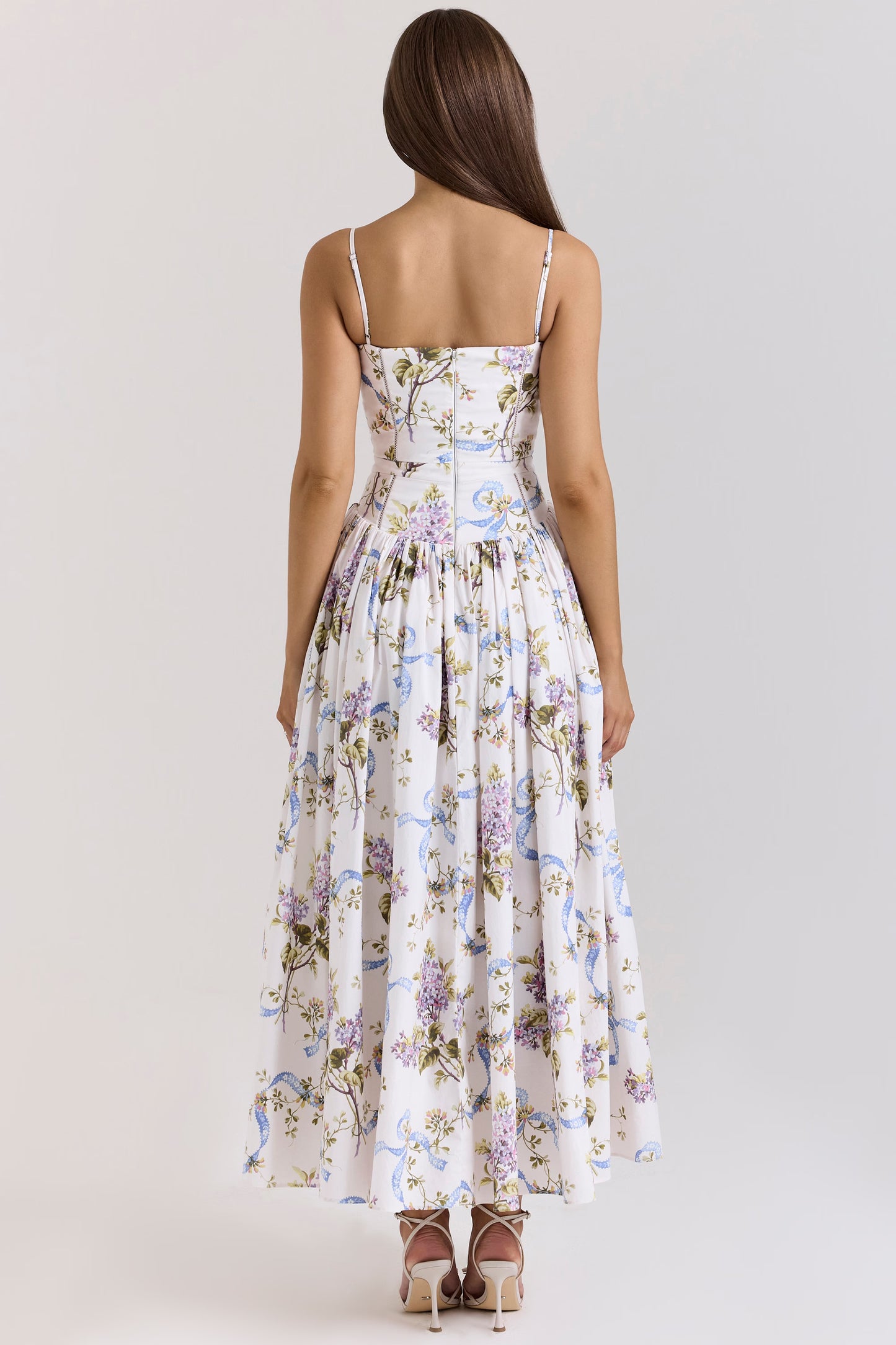 Vintage Ribbon Midi Sundress