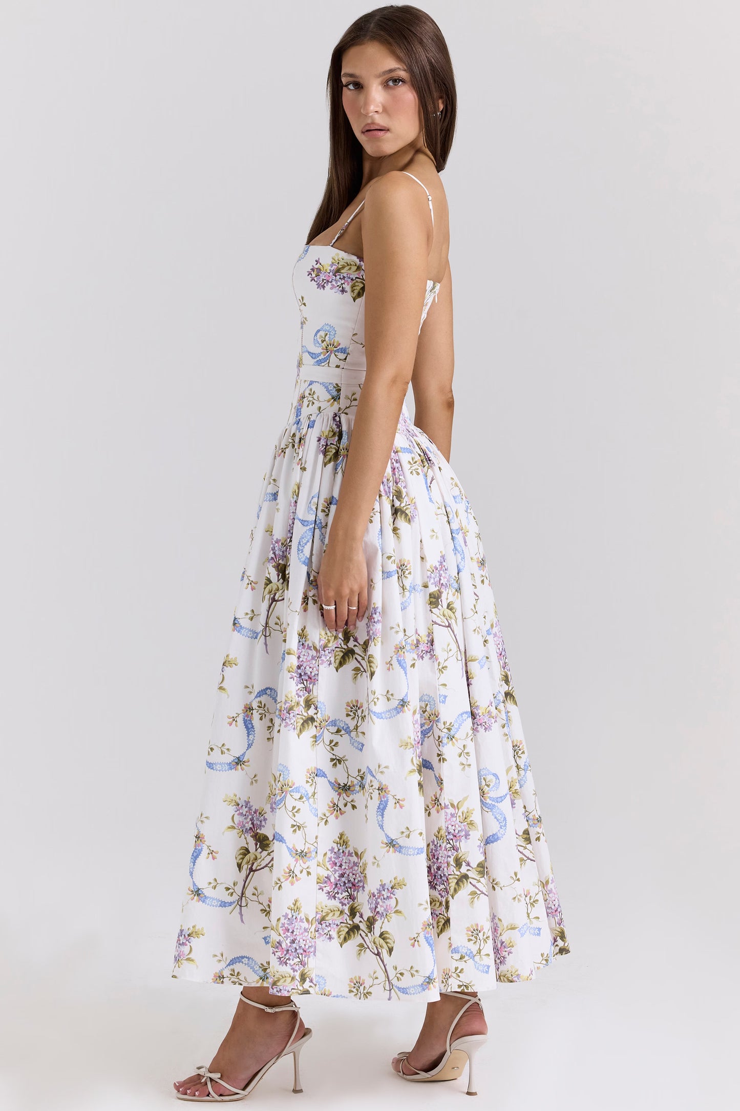 Vintage Ribbon Midi Sundress