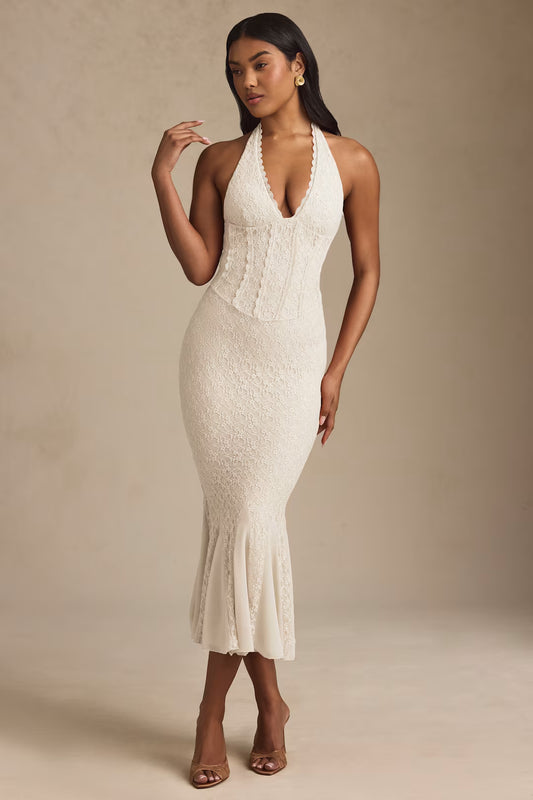 Olena Halterneck Dress