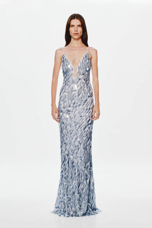 Sapphire Sequin Dress