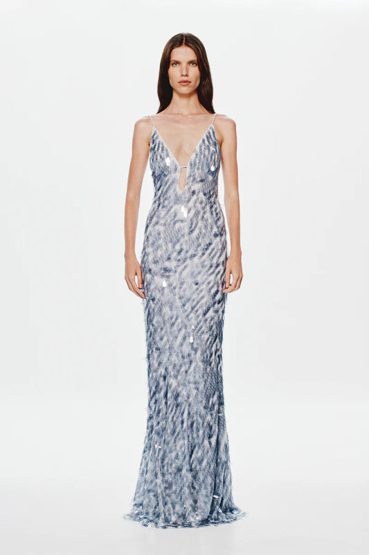 Sapphire Sequin Dress