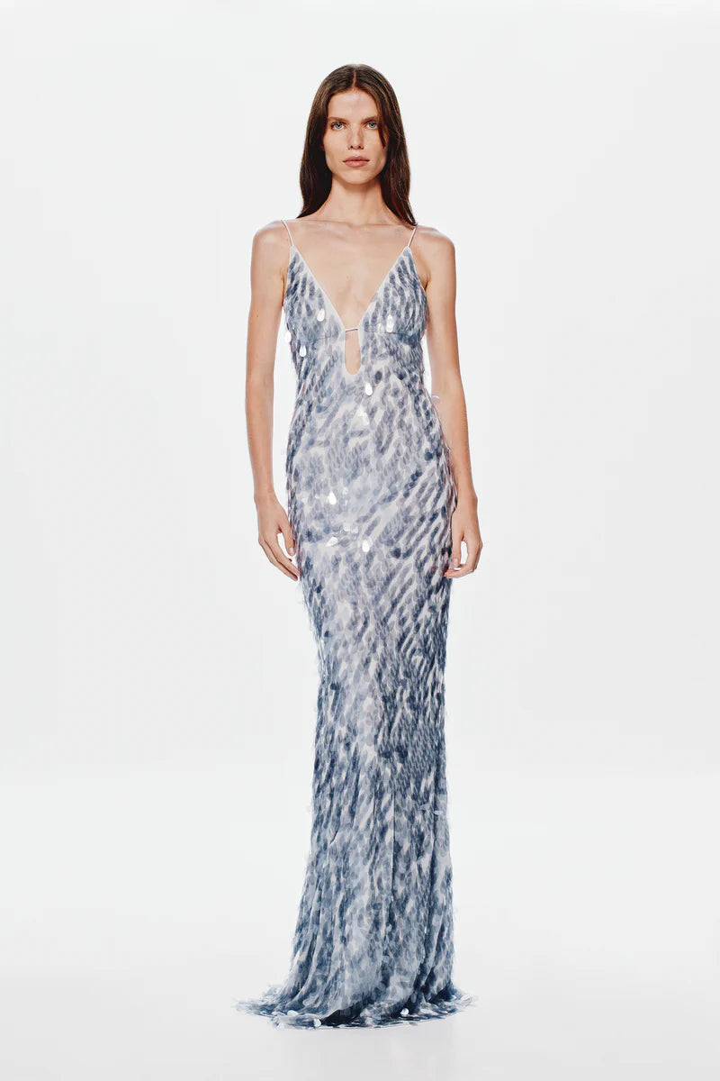Sapphire Sequin Dress